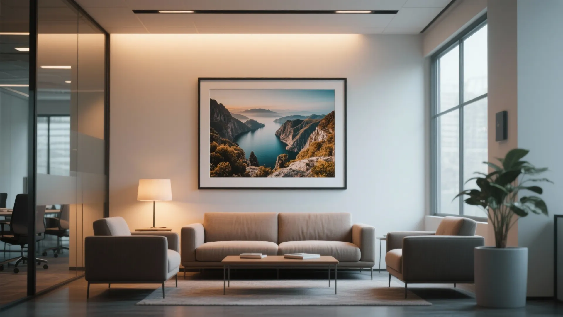 6. Statement wall art