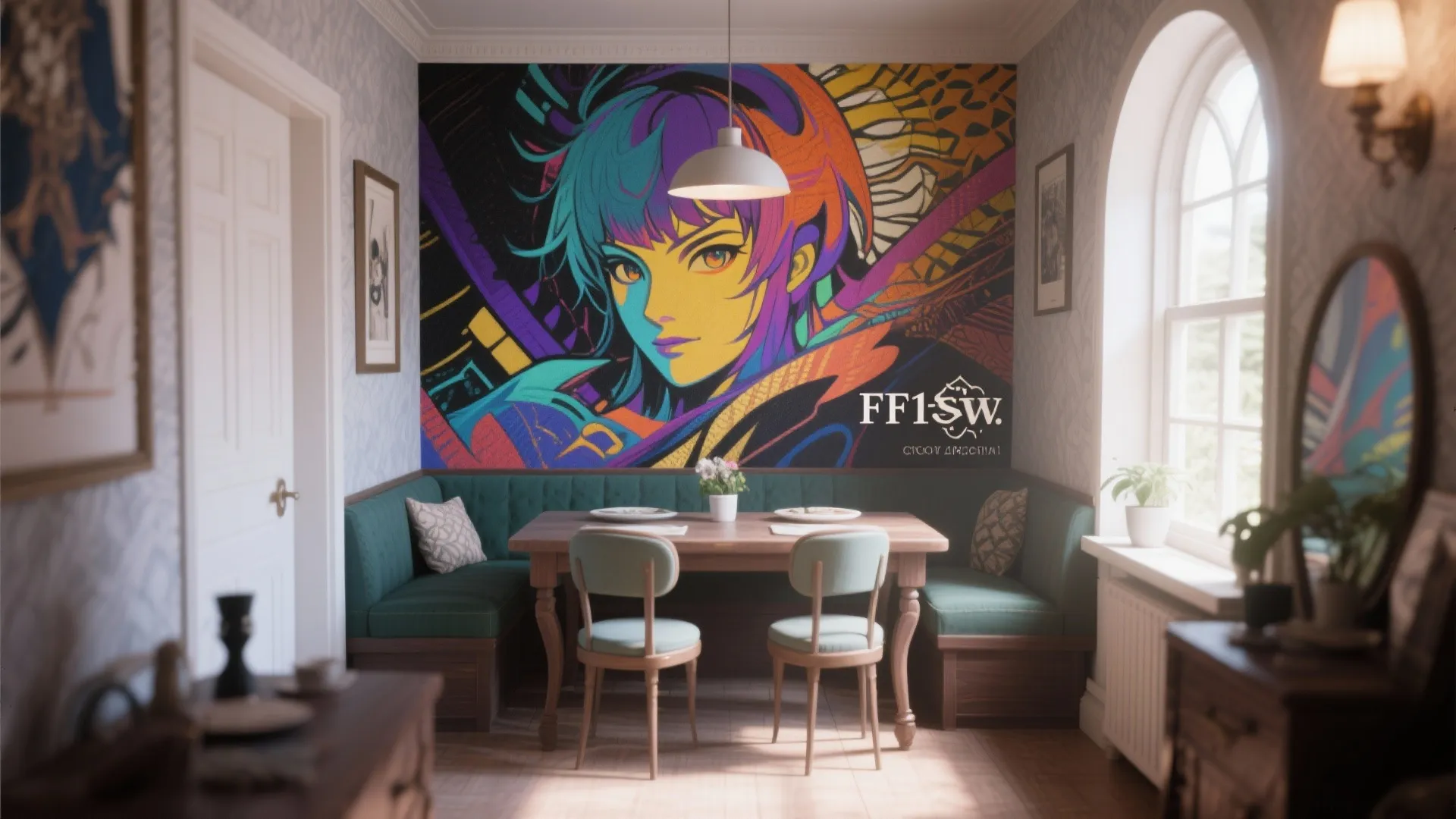 5. Statement wall art