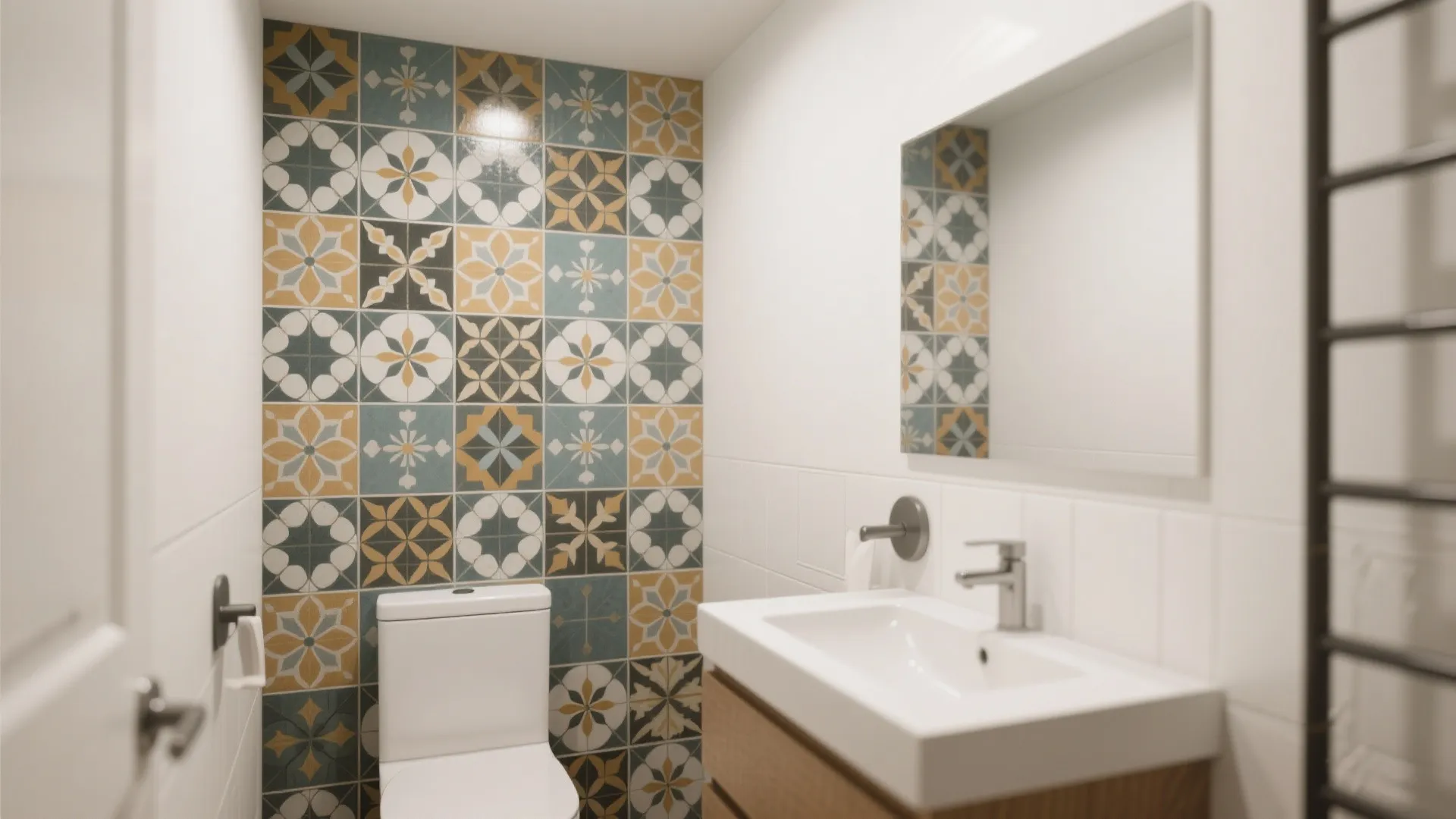 9. Go bold with one statement wall