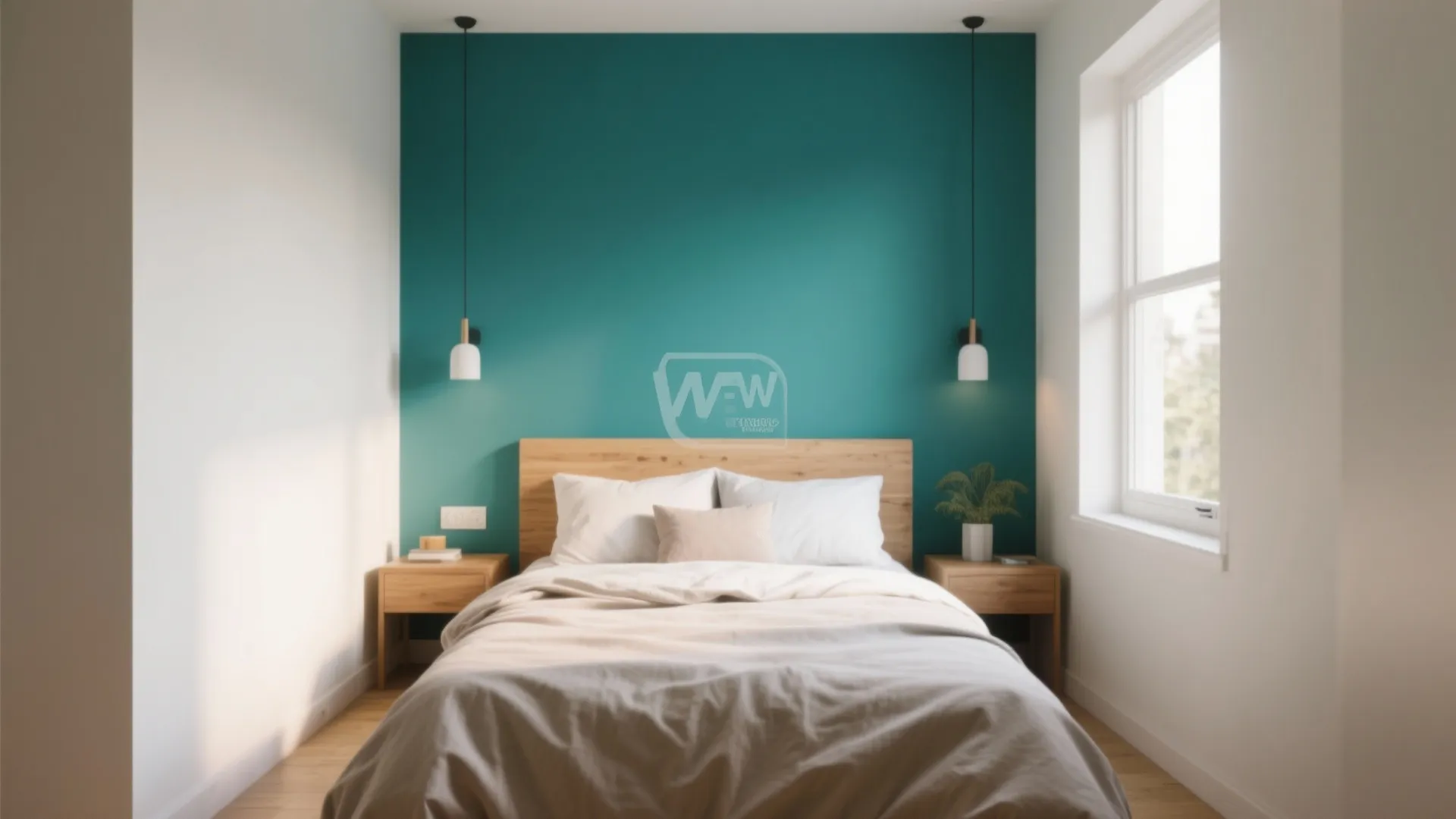 Idea 5: Statement Wall Behind the Bed