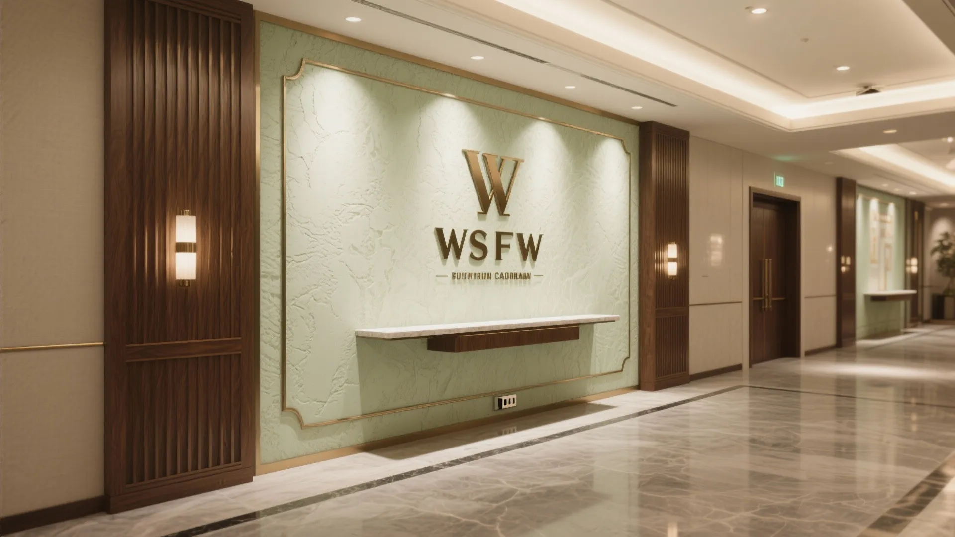 A Statement Wall That Sets the Mood