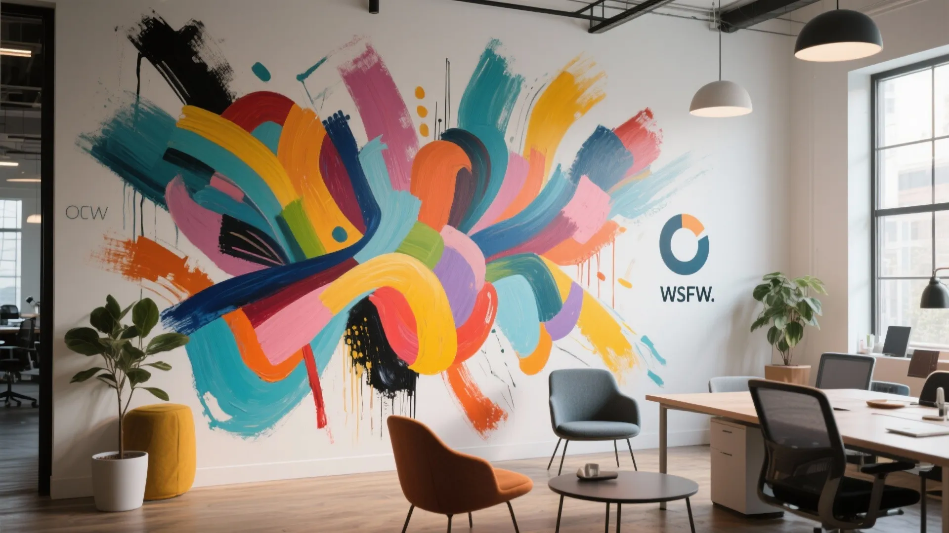 3. Statement Wall Murals