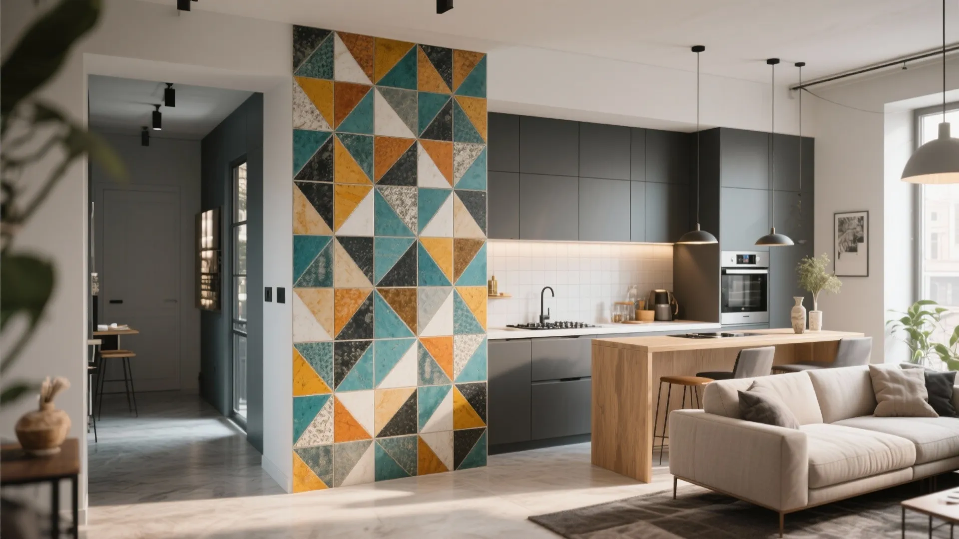 Idea 5: Statement Wall as a Focal Point