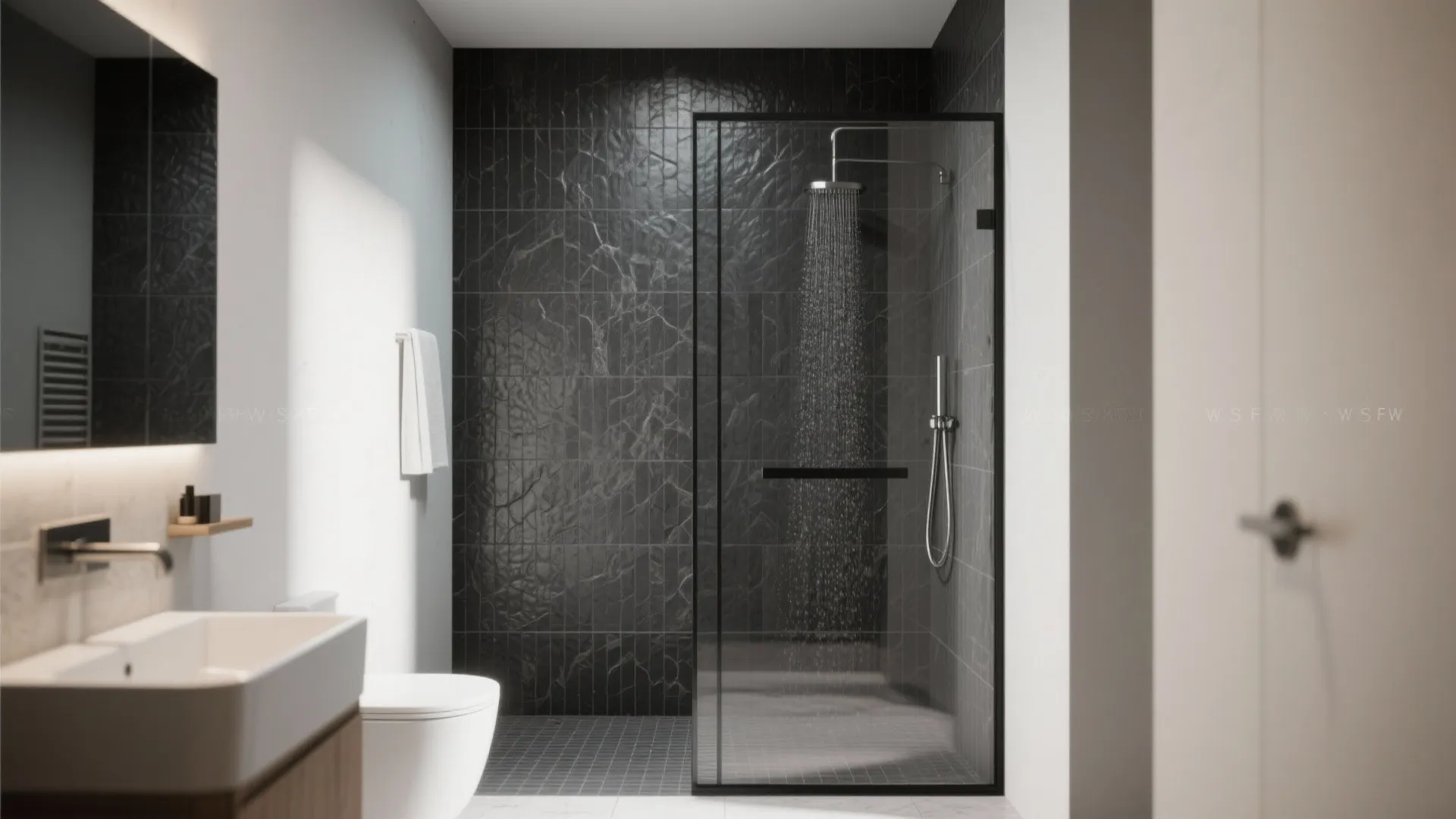 4. Floor-to-ceiling statement wall