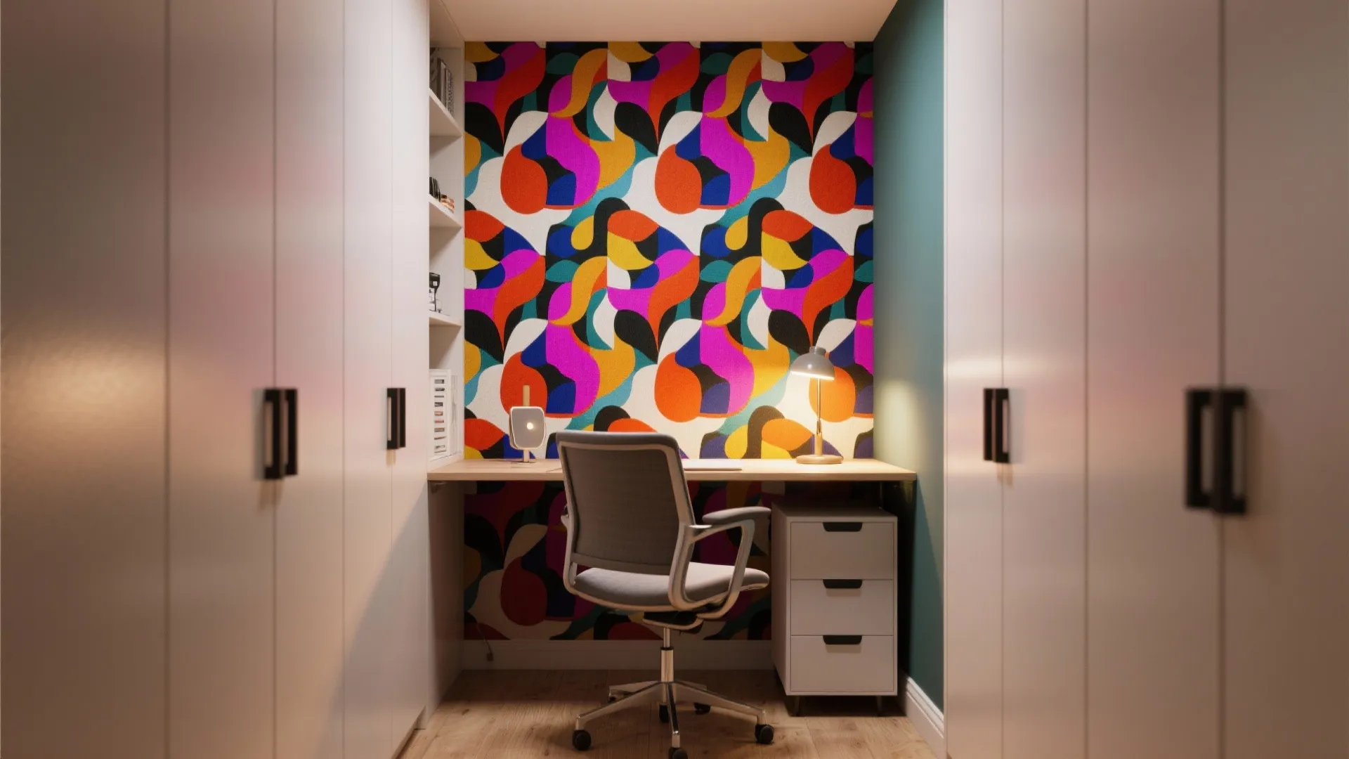 9. Statement Wallpaper