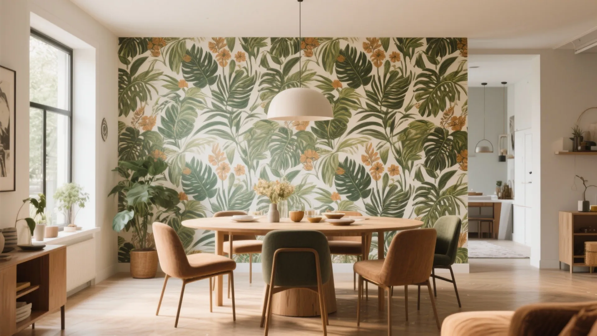 5. Statement Wallpaper