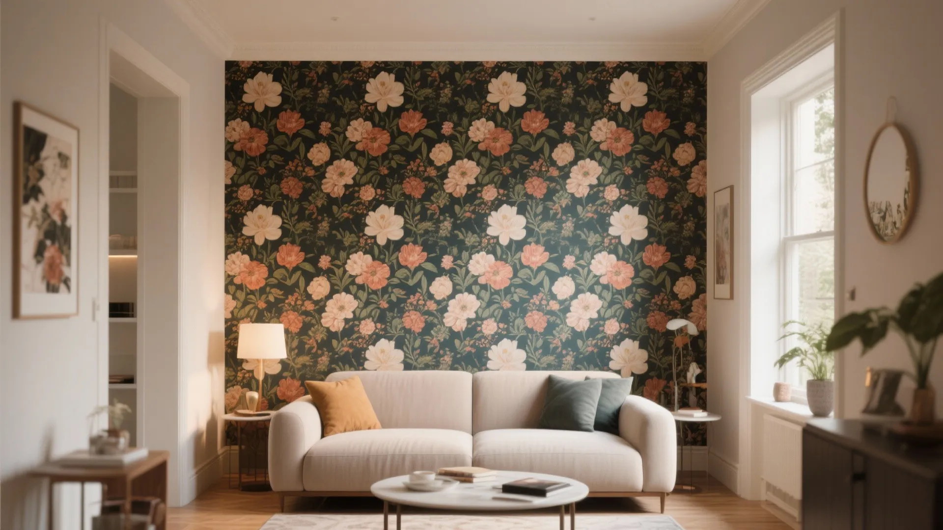 Statement wallpaper panel