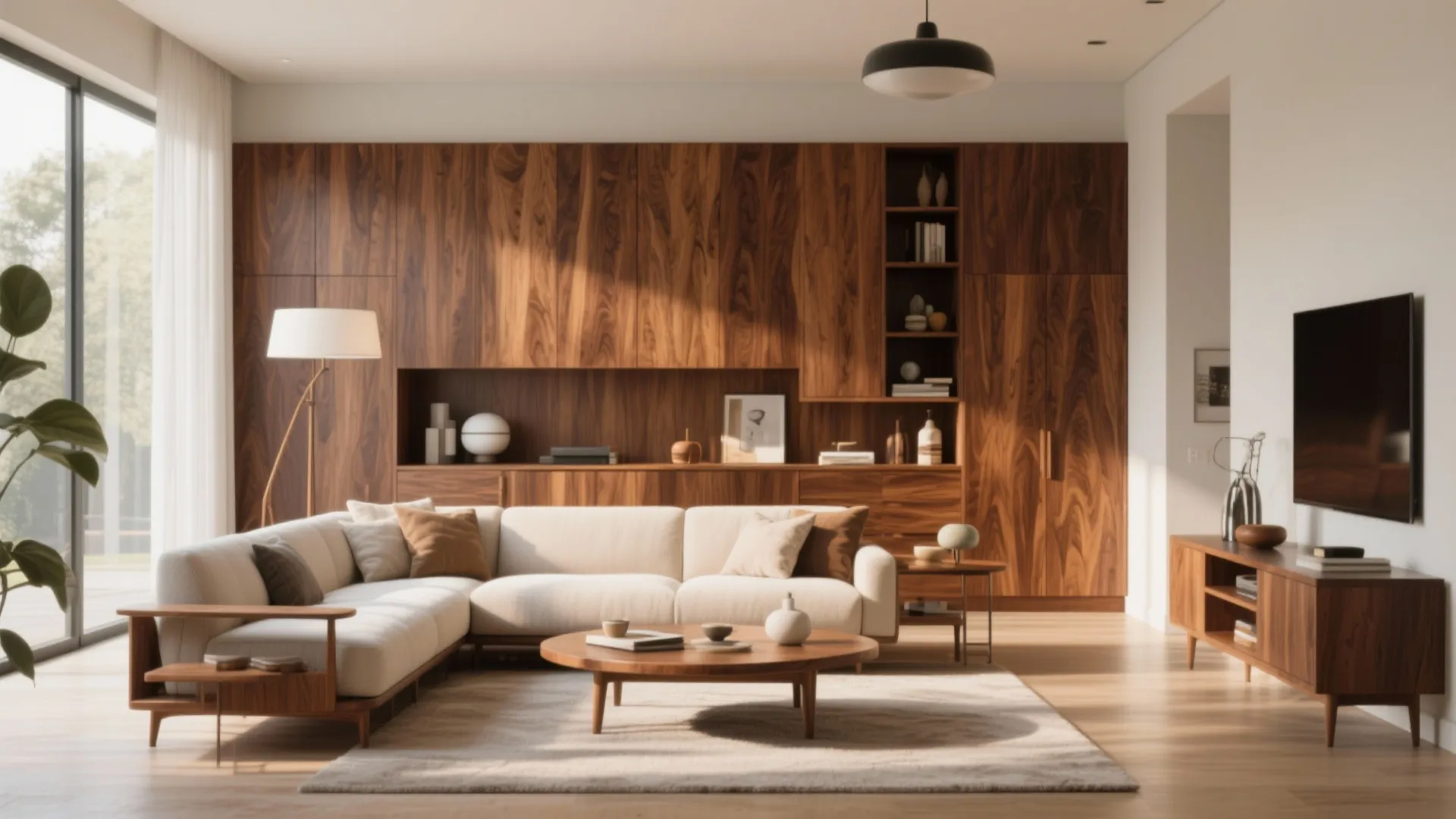 10. Statement Wood Cabinets