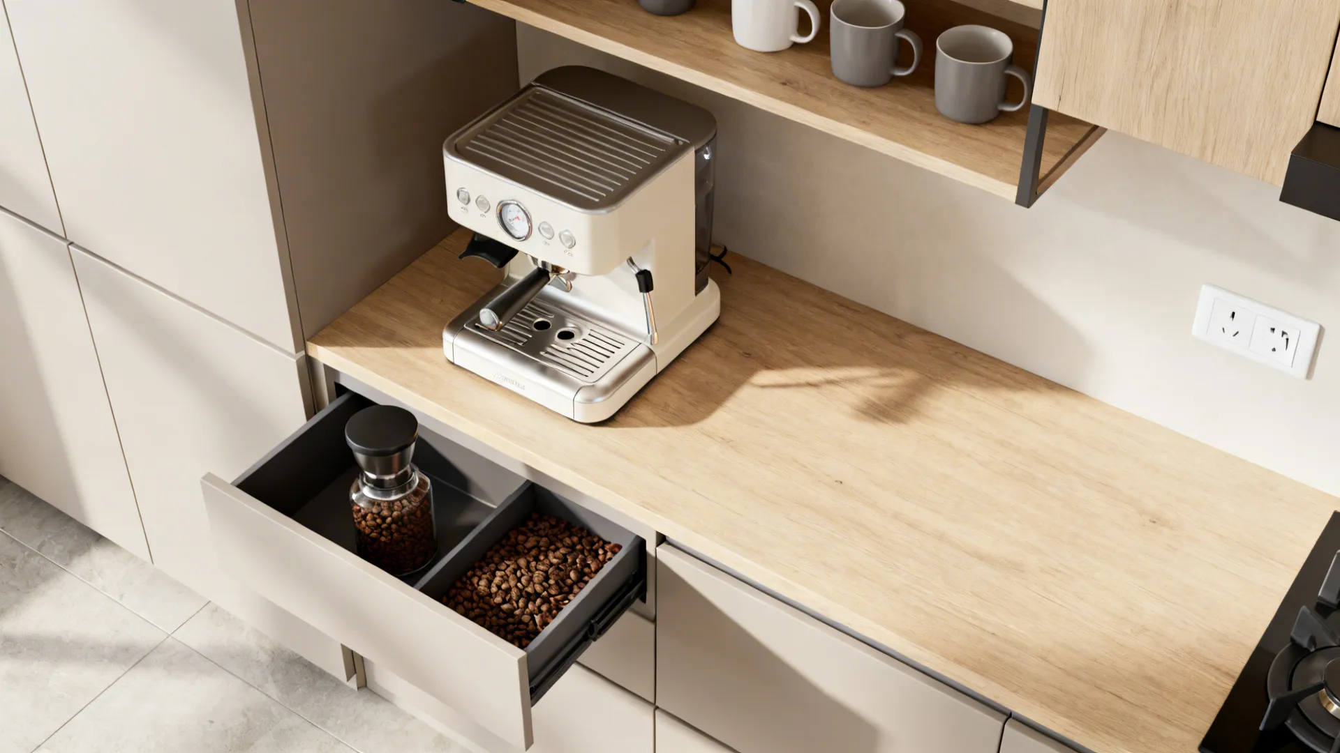Hierarchy #3: Design Micro-Stations (Coffee, Baking, Reheat)
