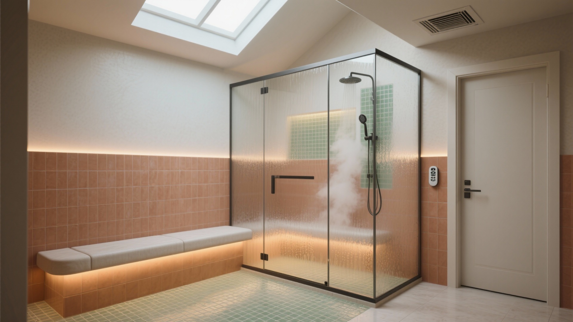 How To Turn Shower Into Steam Room Diy