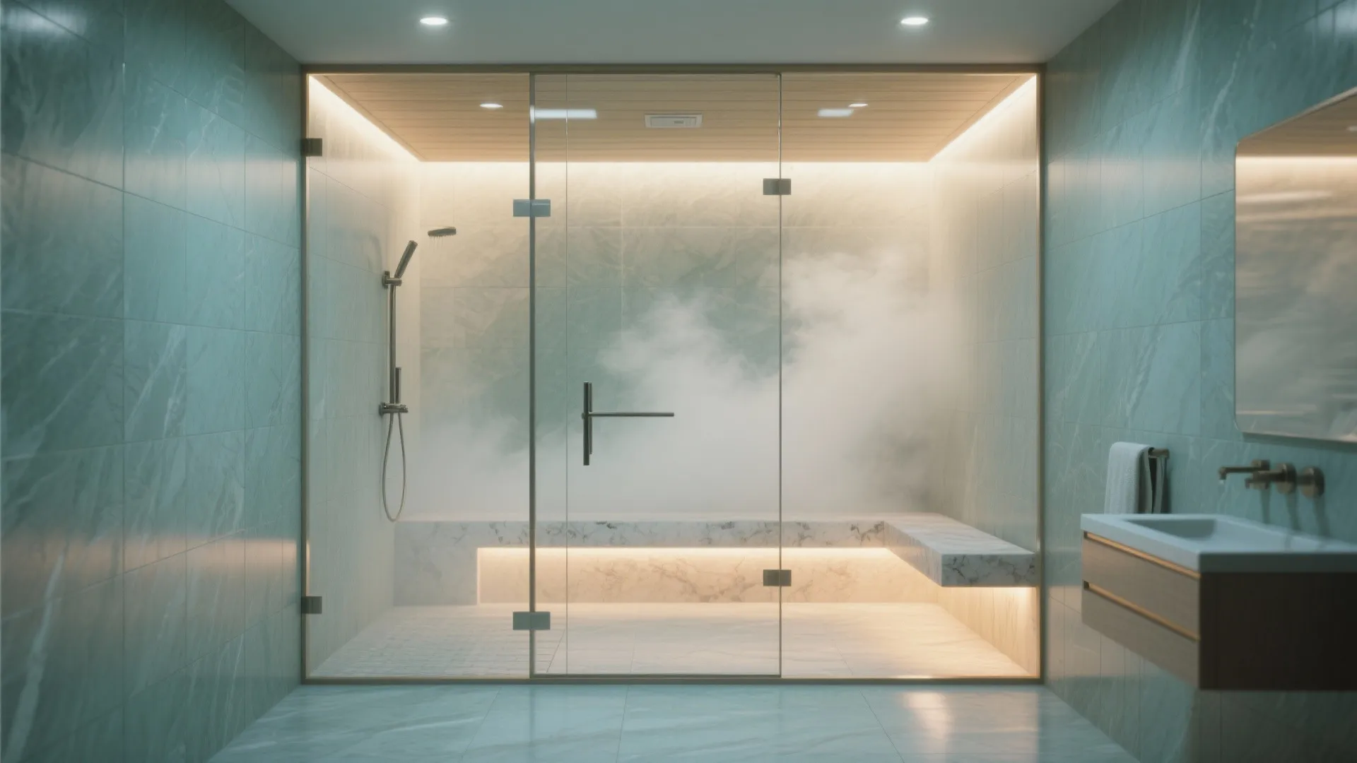 Steam Room Shower Ideas for Home Spa Retreats: 1 Minute to Turn Your Bathroom Into a Steam Room Paradise