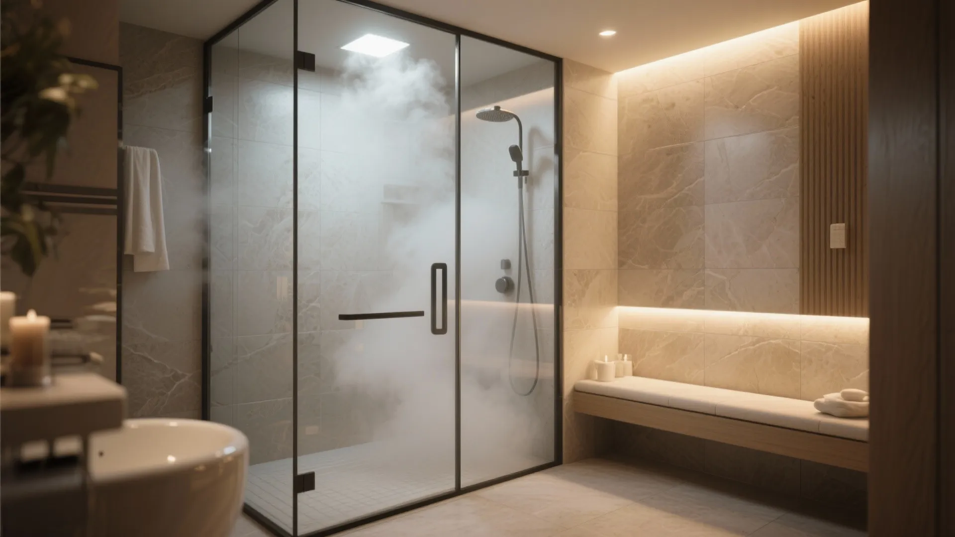 8. Steam Shower Upgrade