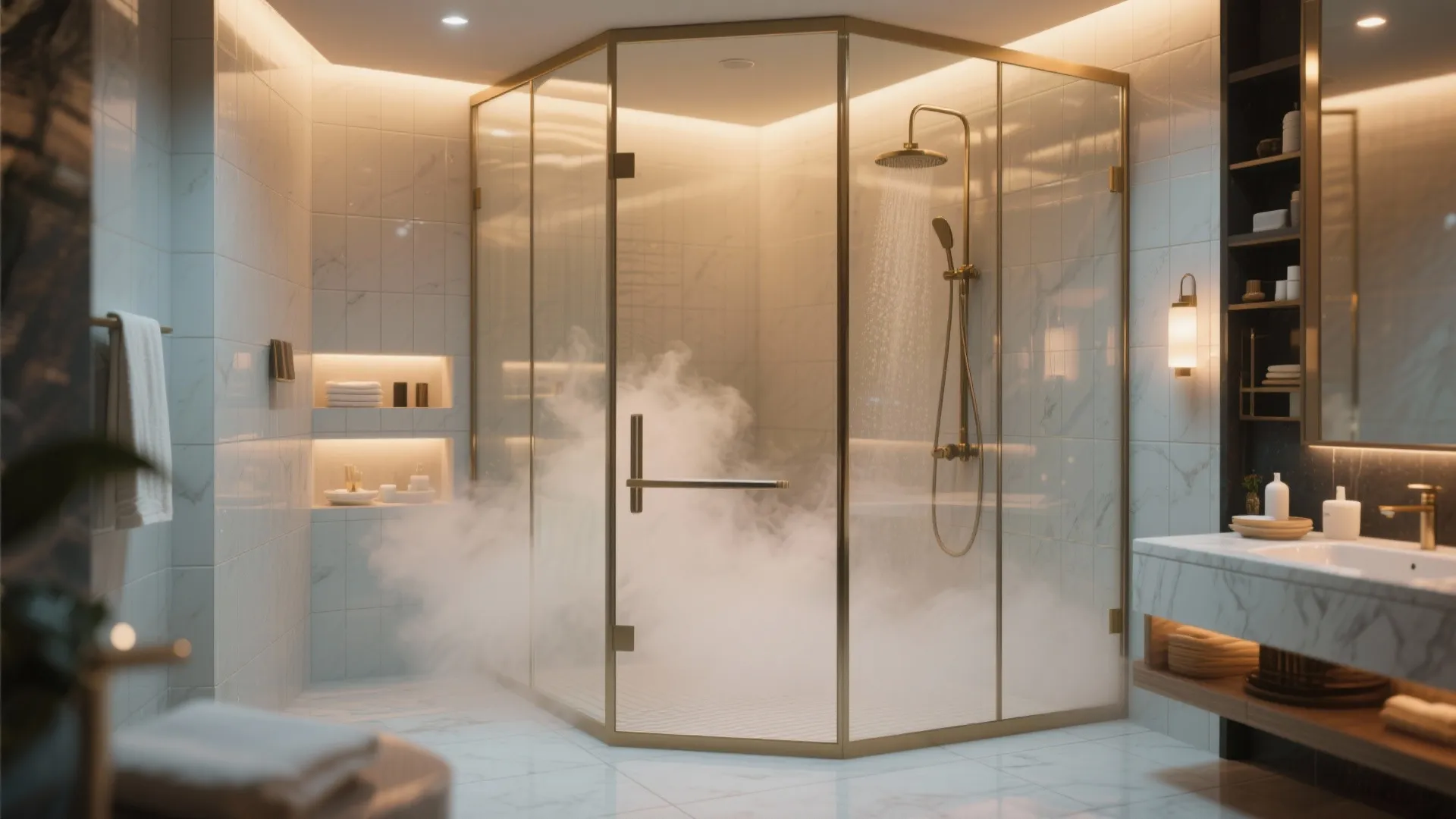9. Steam Shower Upgrade