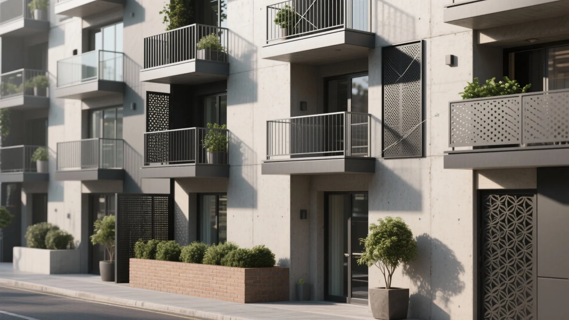 5 Apartments Balcony Railing Designs (Steel)