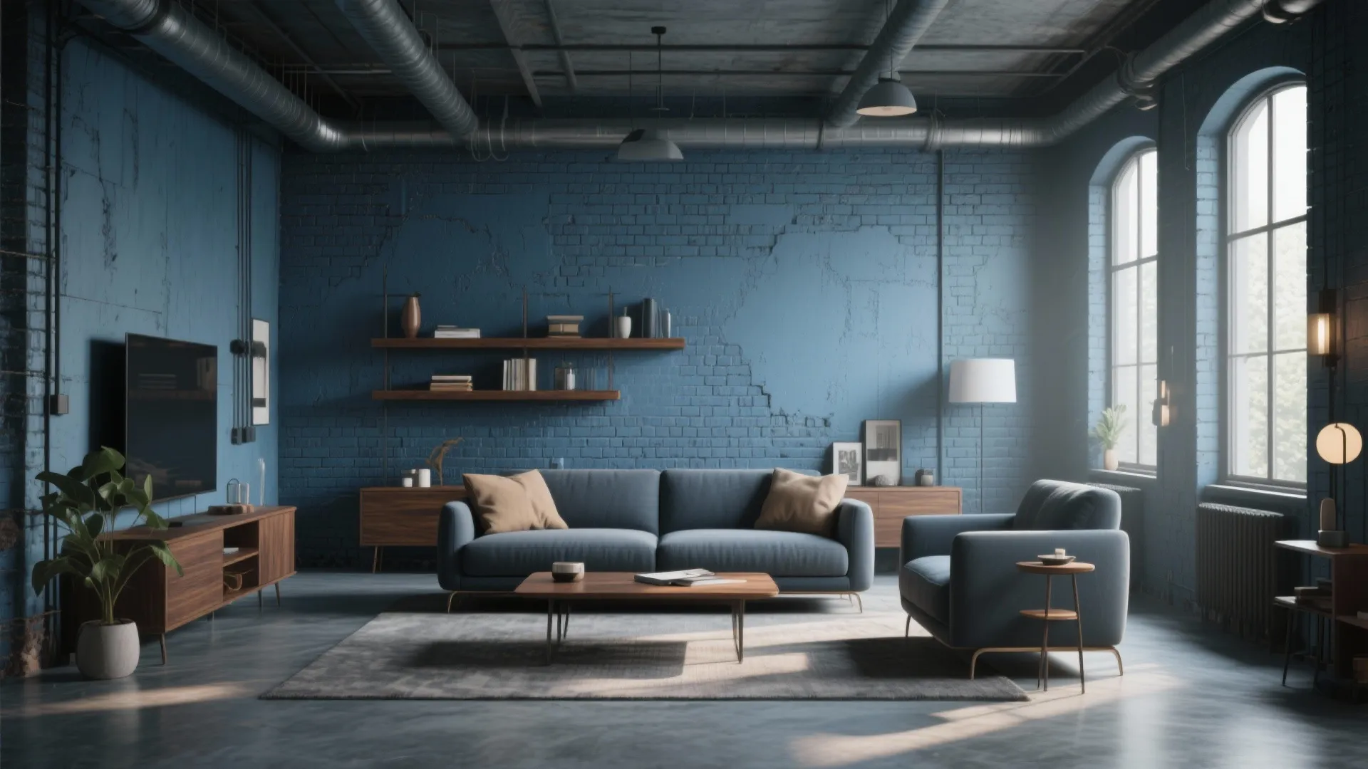 4. Steel Blue Modernity