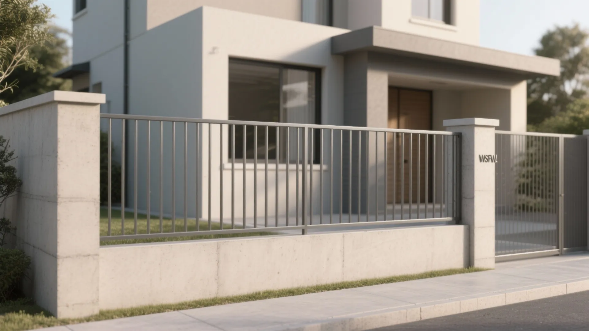 Minimalist Steel and Concrete: Calm, Clean Lines