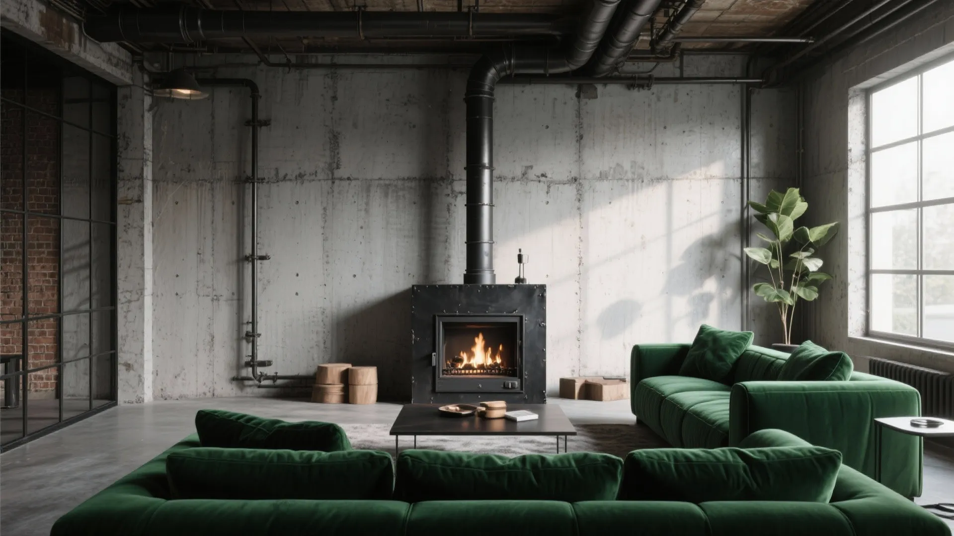 5. Industrial Steel Surround