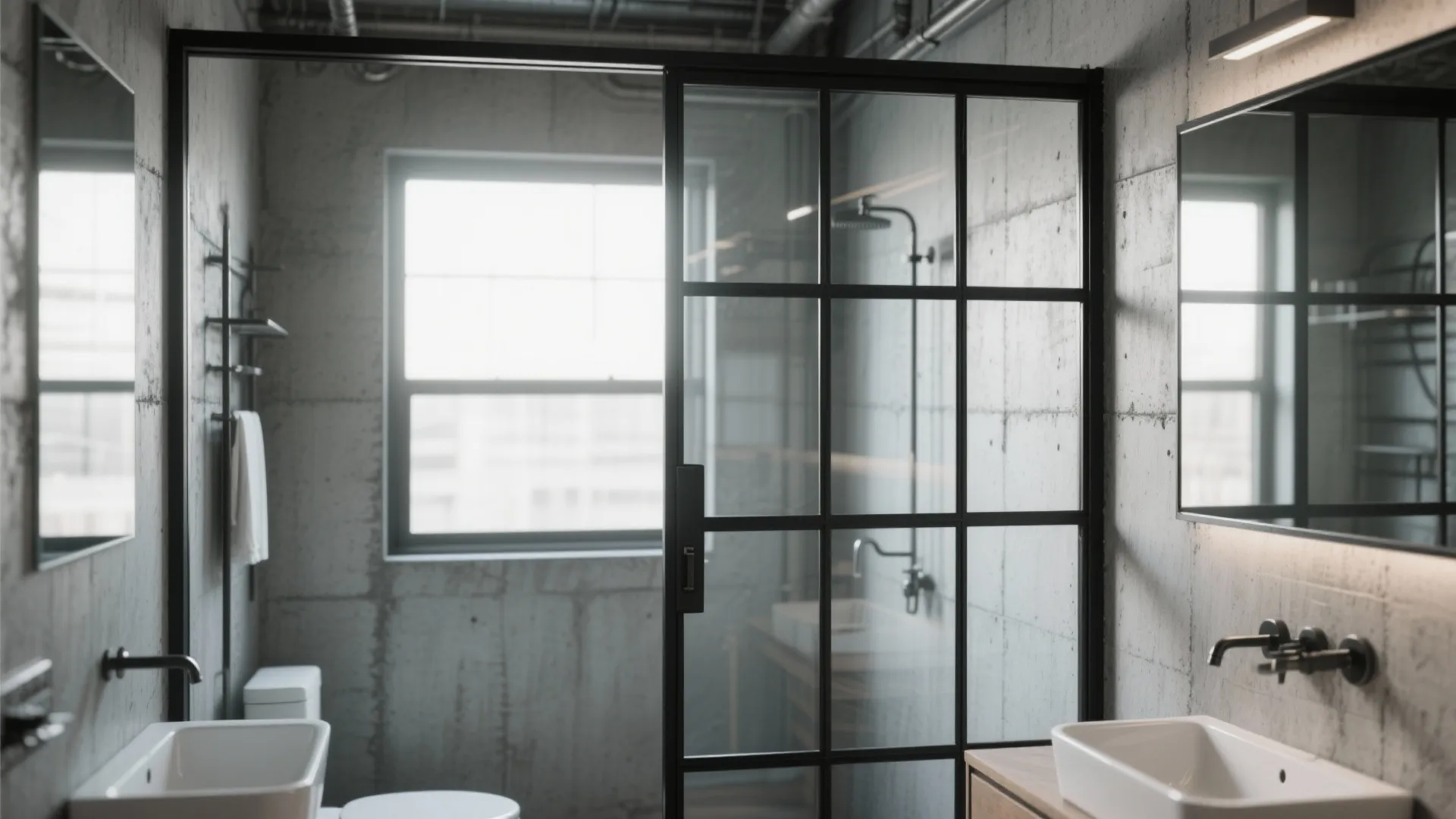 Steel-Framed Glass Door