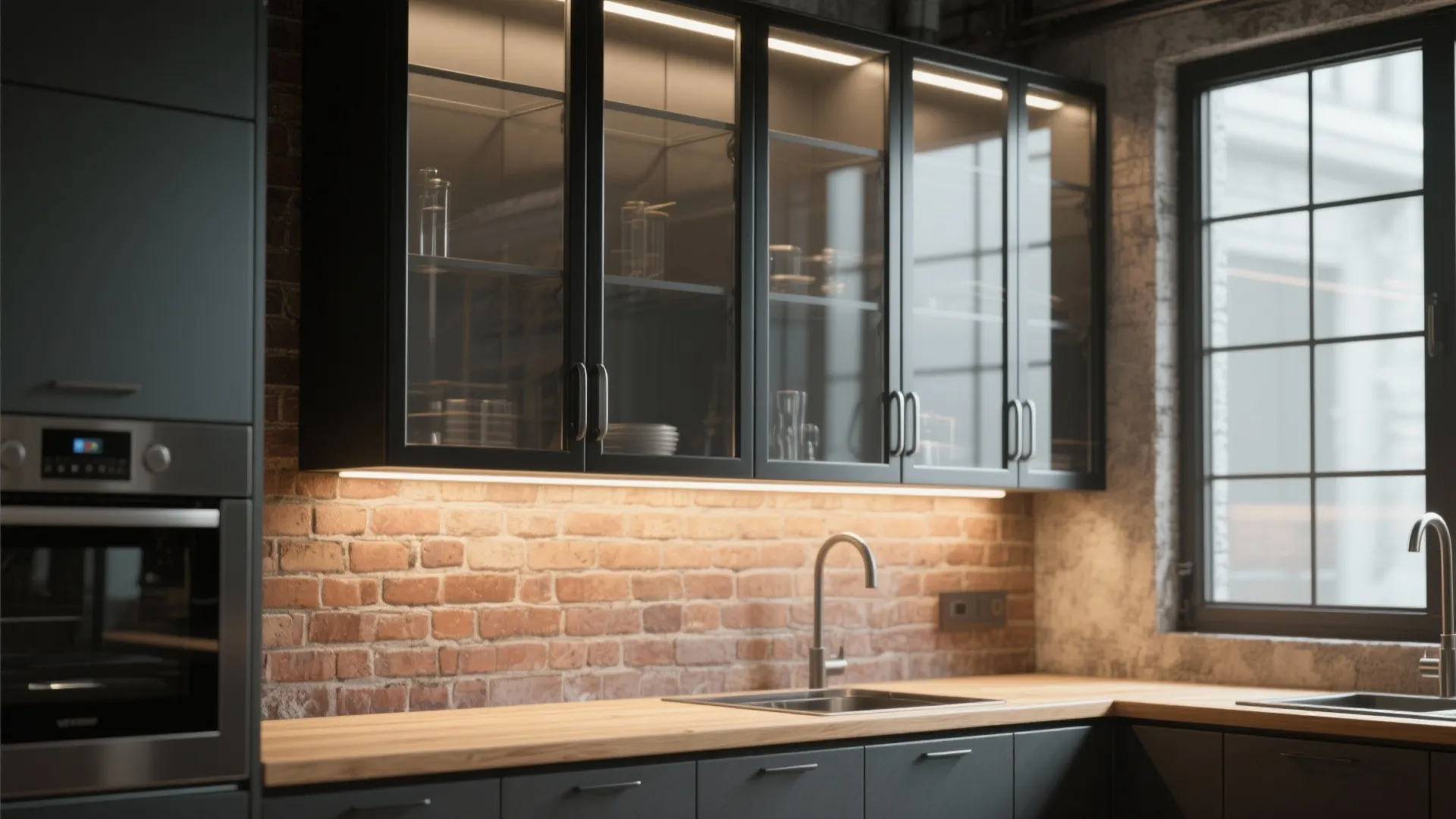 3. Steel Frame Glass Doors