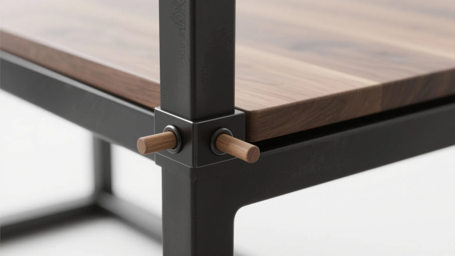 5. Minimalist Steel Frame with Removable Top