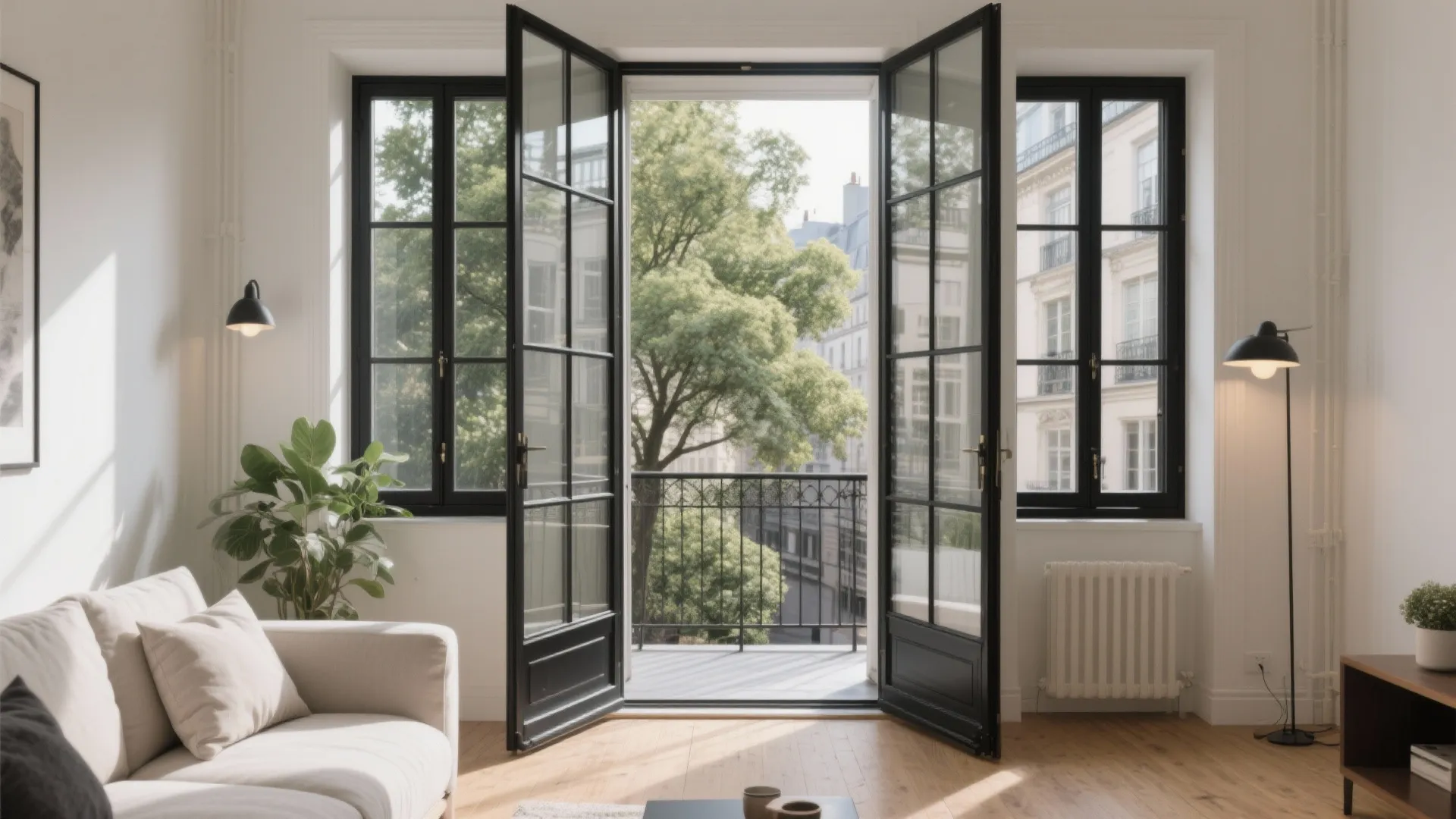 1) Slim Steel Frames, Big Views