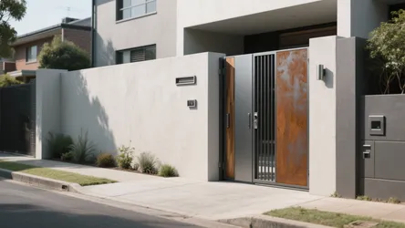 5 Boundary Wall Steel Gate Design Ideas That Work