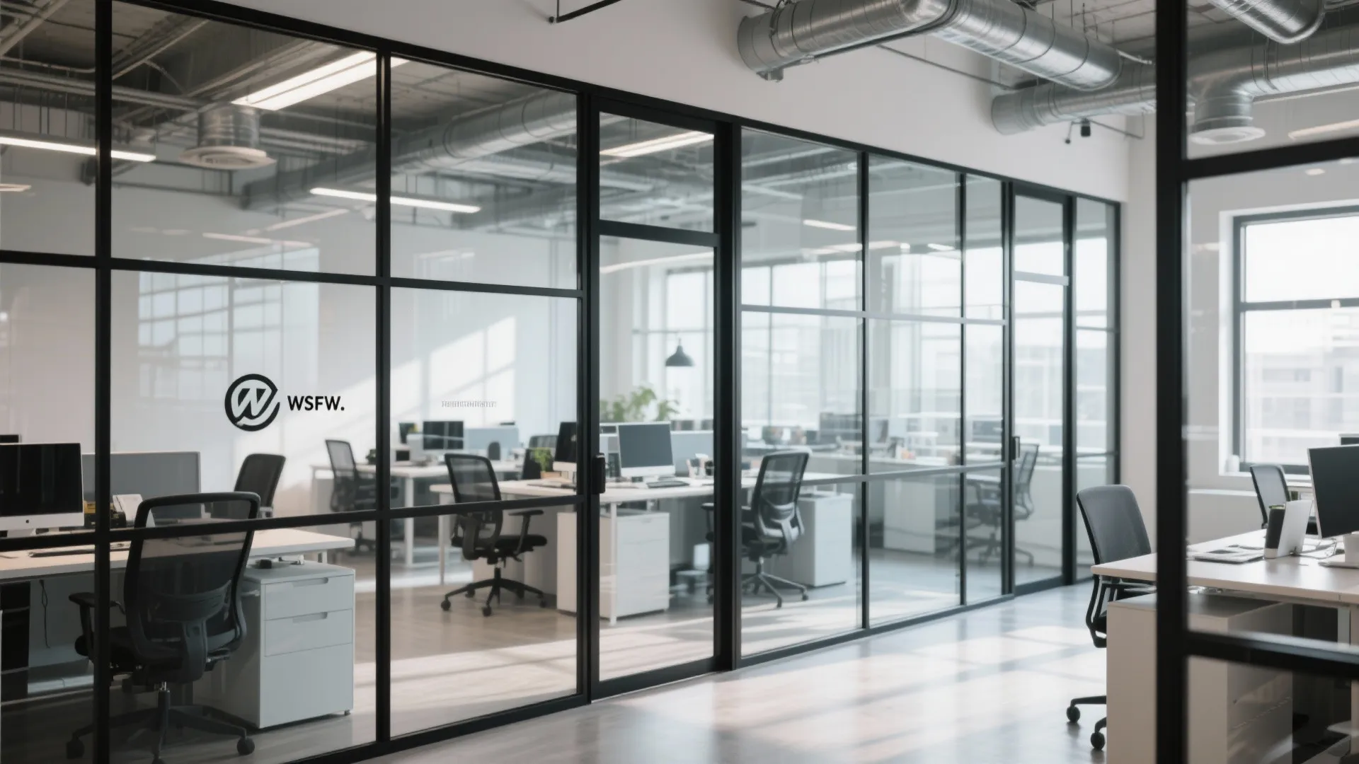 2. Steel & Glass Partitions