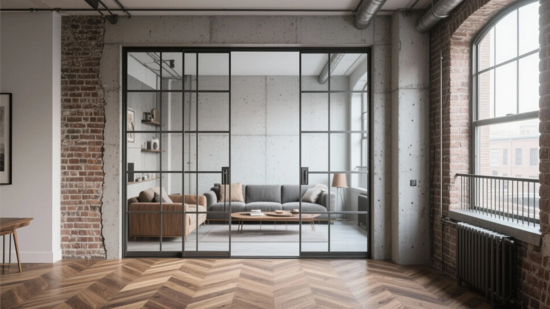 Slim Steel and Industrial Grids: Character with Clarity