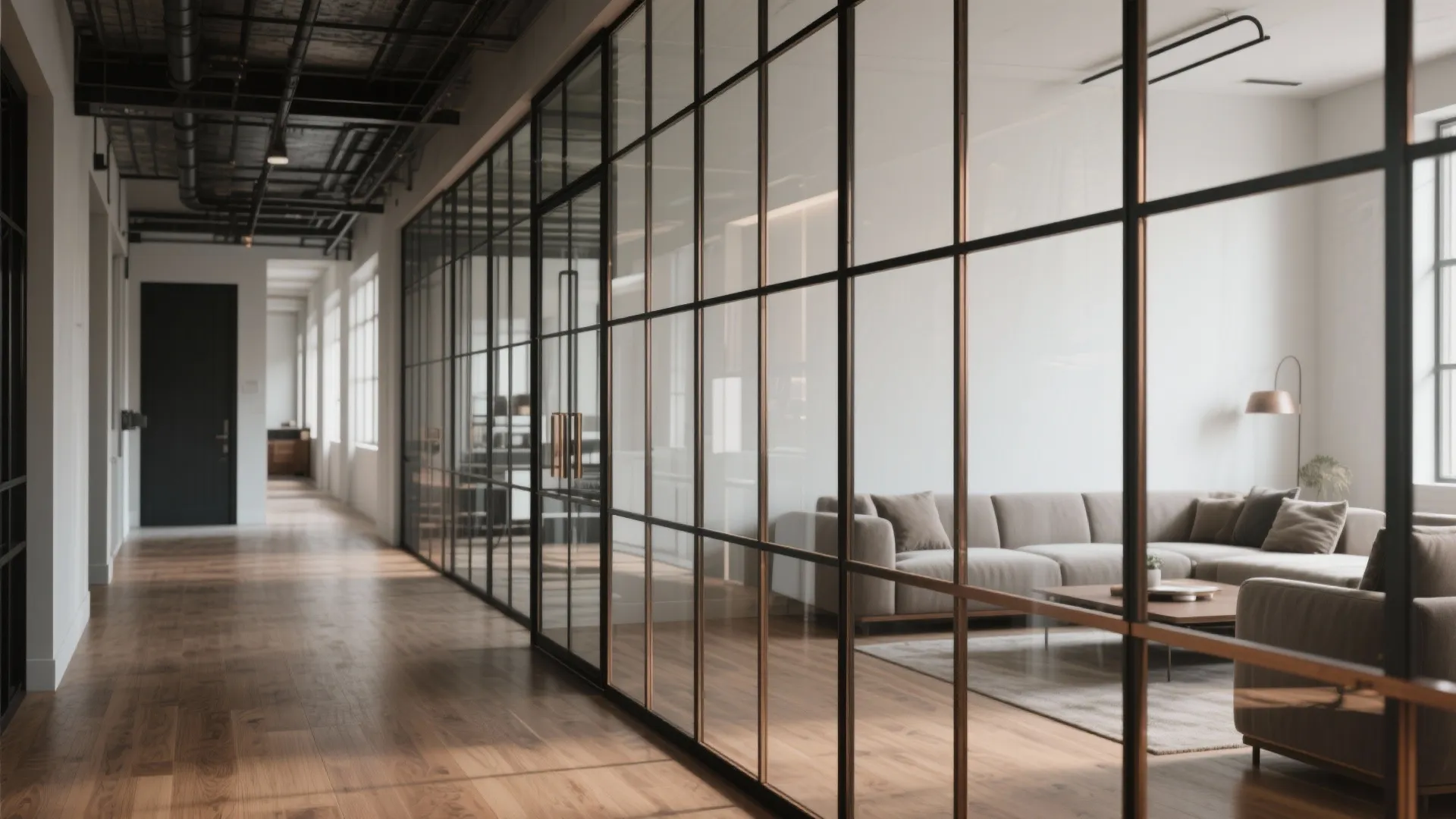 Crittall-Inspired Steel Frames to Define Zones with Character