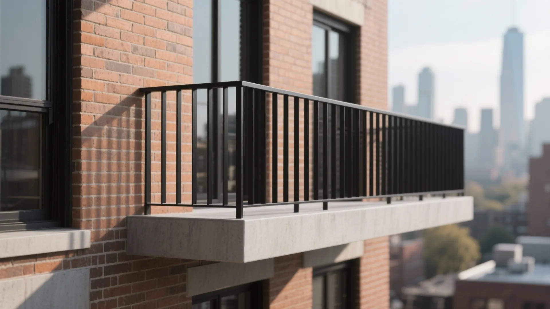 Minimalist Steel Rails With Safe Spacing