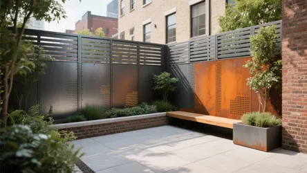 5 Smart Steel Boundary Wall Design Ideas
