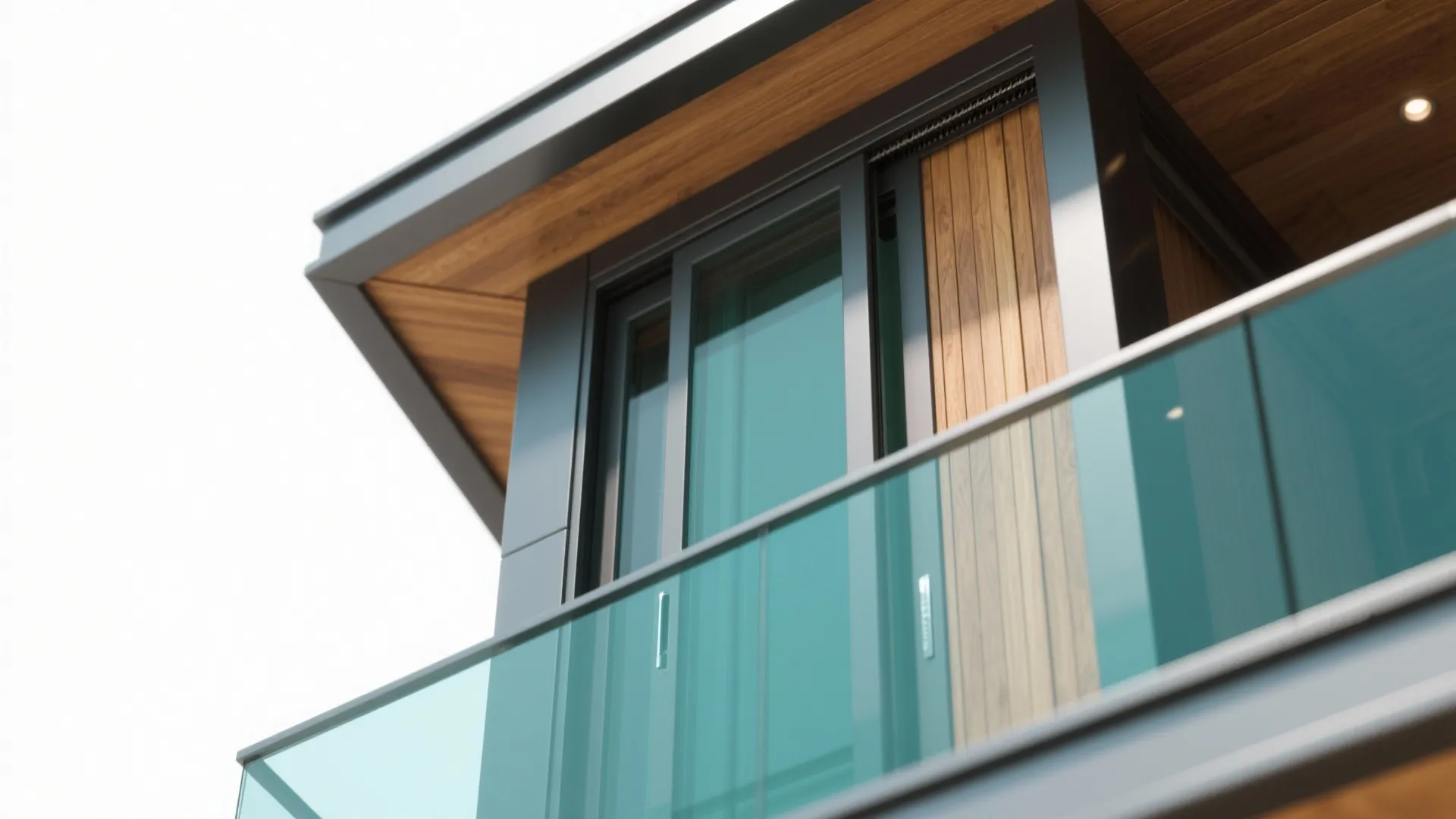 Slim Steel-Wood Composite Frames with Low-E Double Glazing