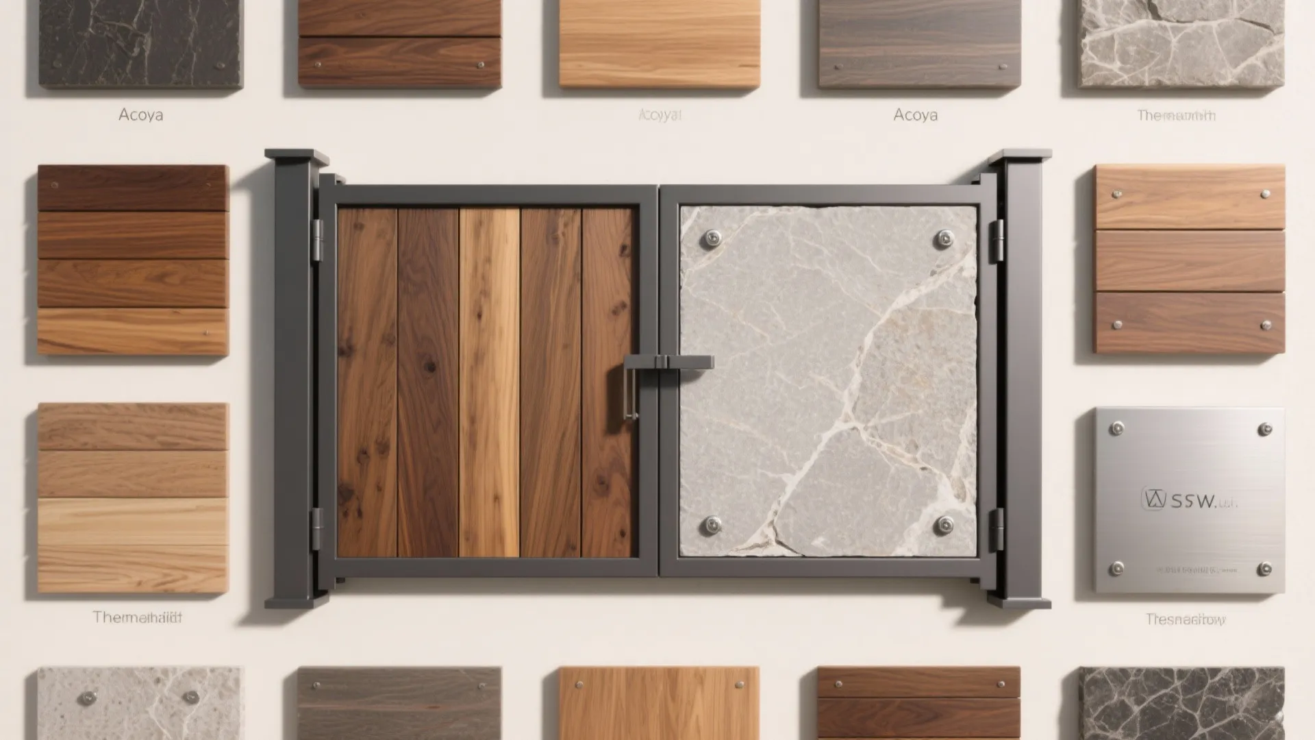 4) Steel Frame + Timber or Stone Infill: Warm Meets Strong