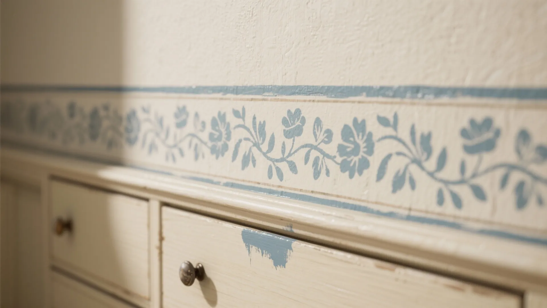5. Simple Stenciled Border or Mural
