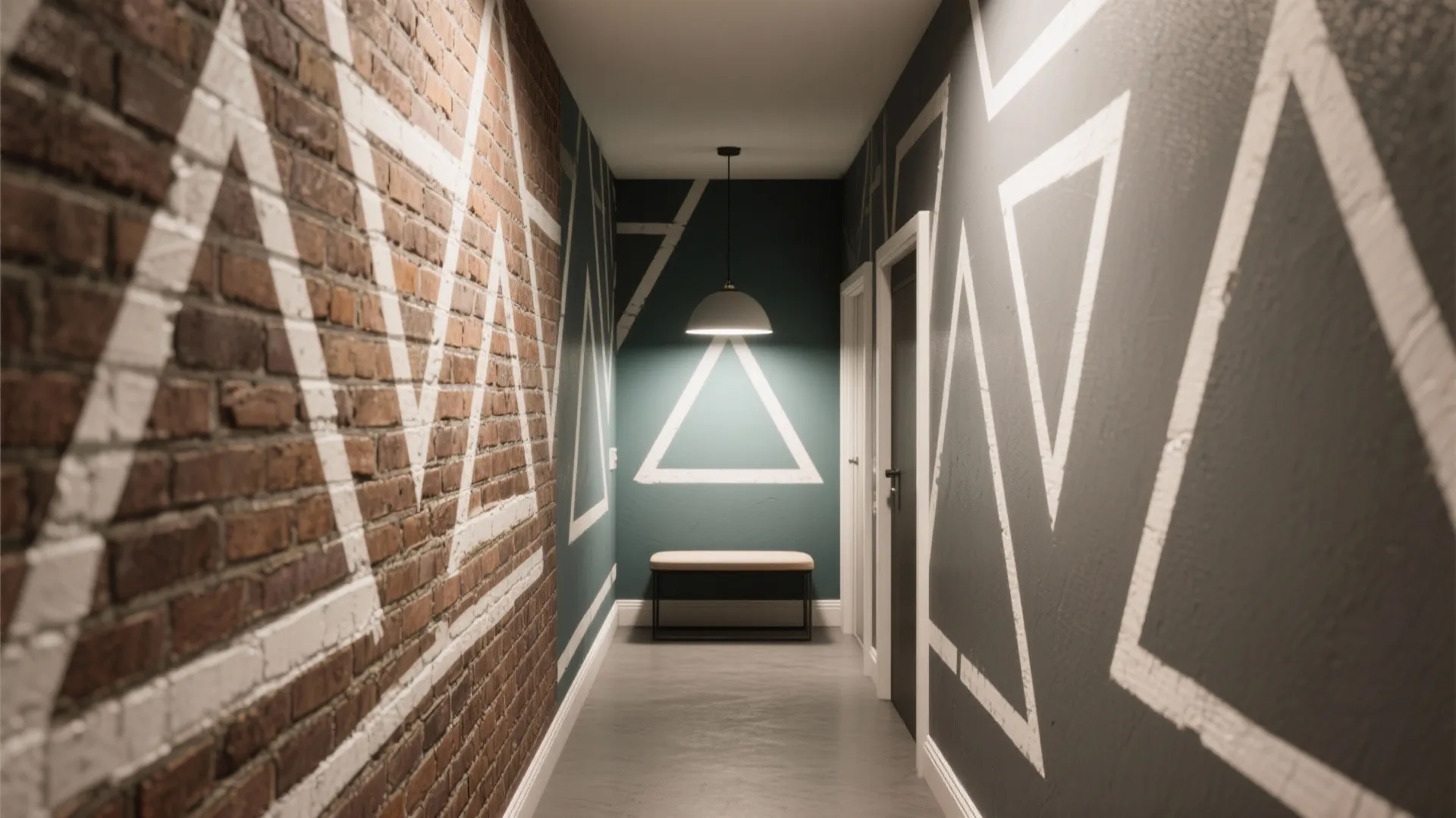 3. Stencil or Geometric Patterns for a Modern Twist