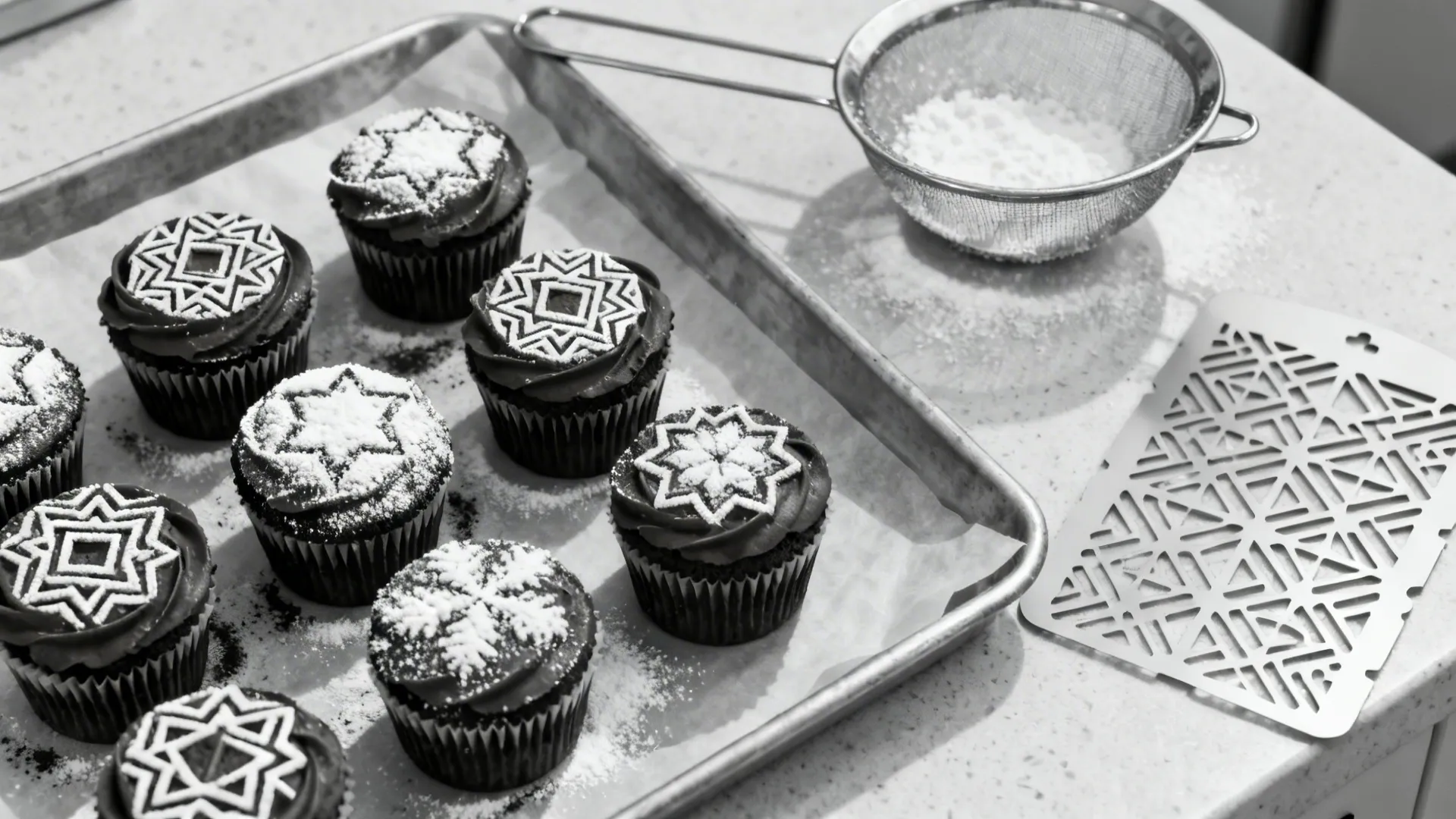 Stencil Shadows and Cocoa Dusting