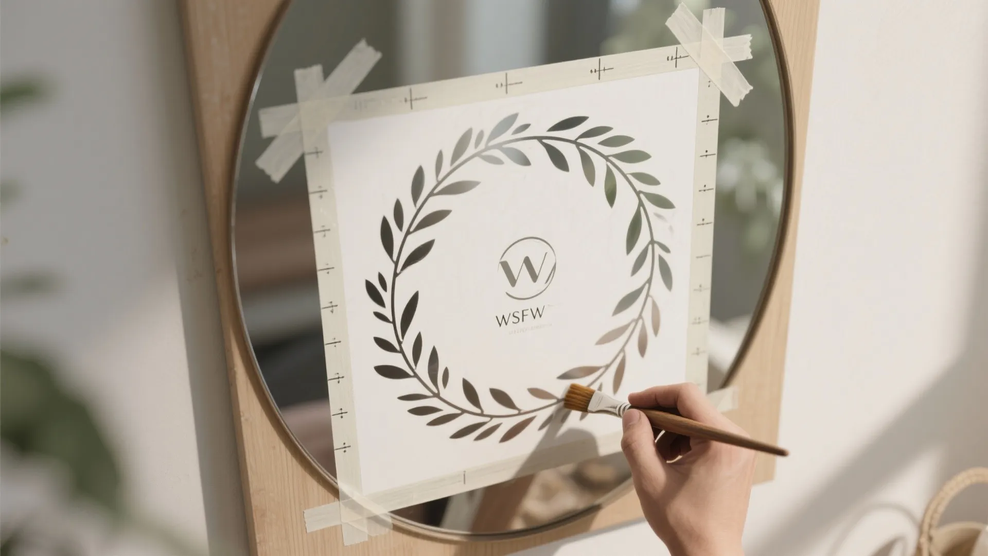 4. Painted Stencil Halo