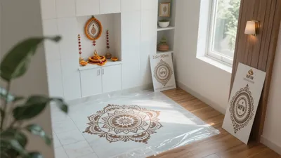 Indian Modular Pooja Room Design with Vastu Compliance