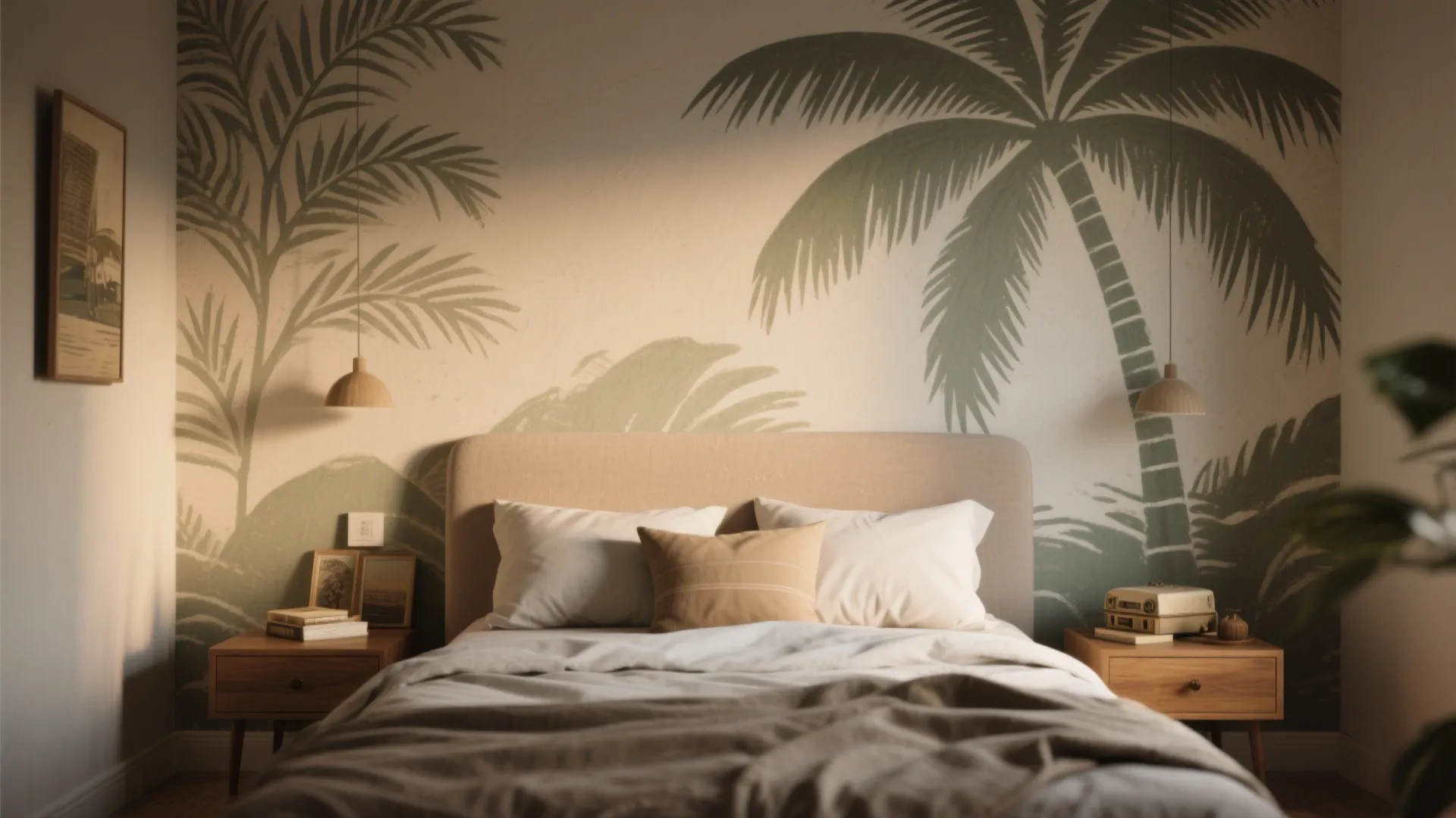 4. Mural or Simple Stencil Scene