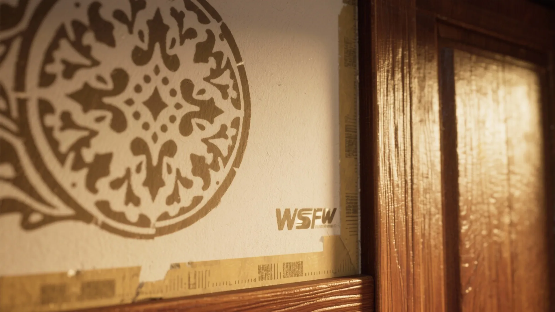 4. Stenciled Motifs and Faux Panels