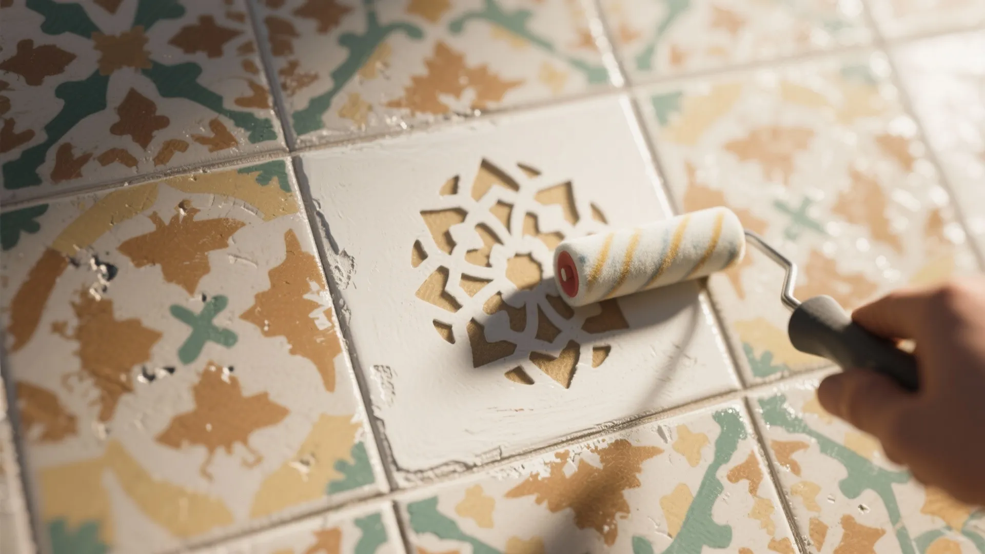 4. Stencils and Color Blocking for Pattern Without Re-tiling