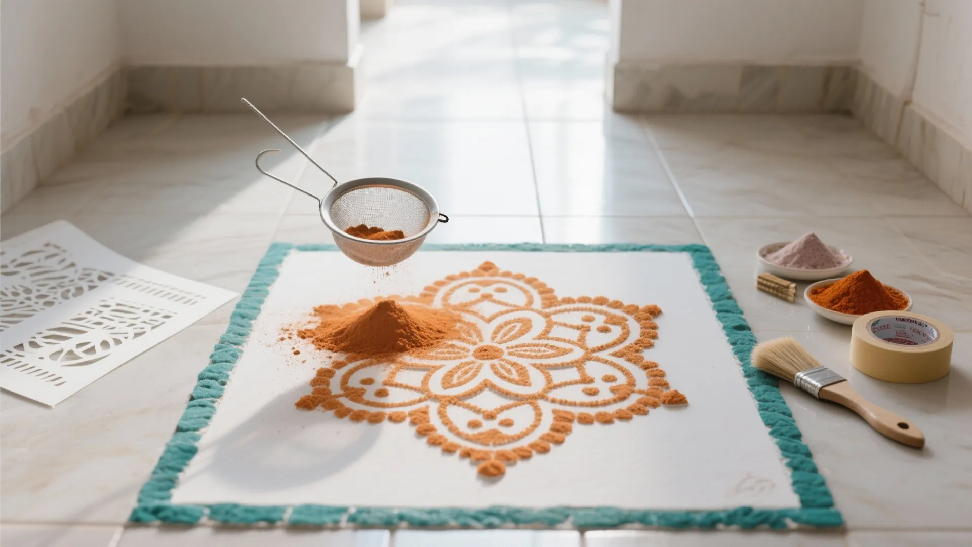 Reusable Stencils with a White Base (Speed Setup)