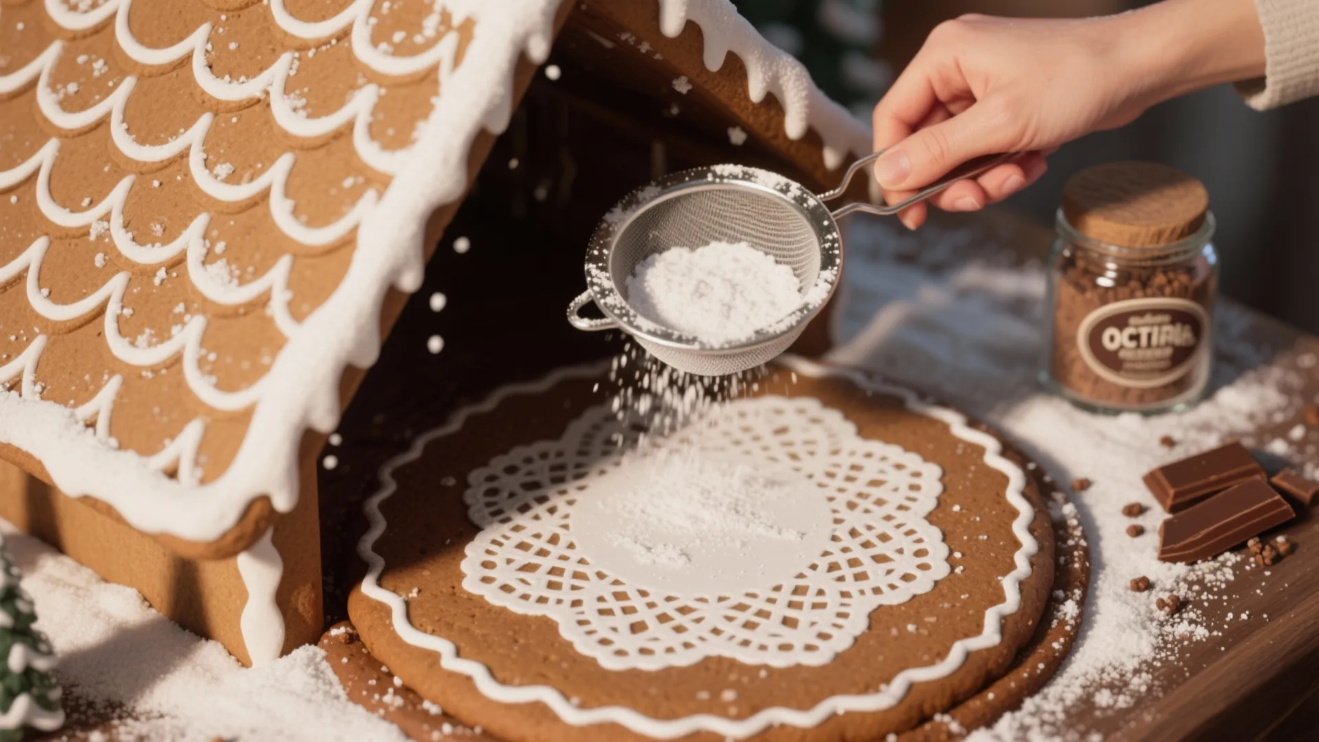 4. Stenciled Patterns and Dusting