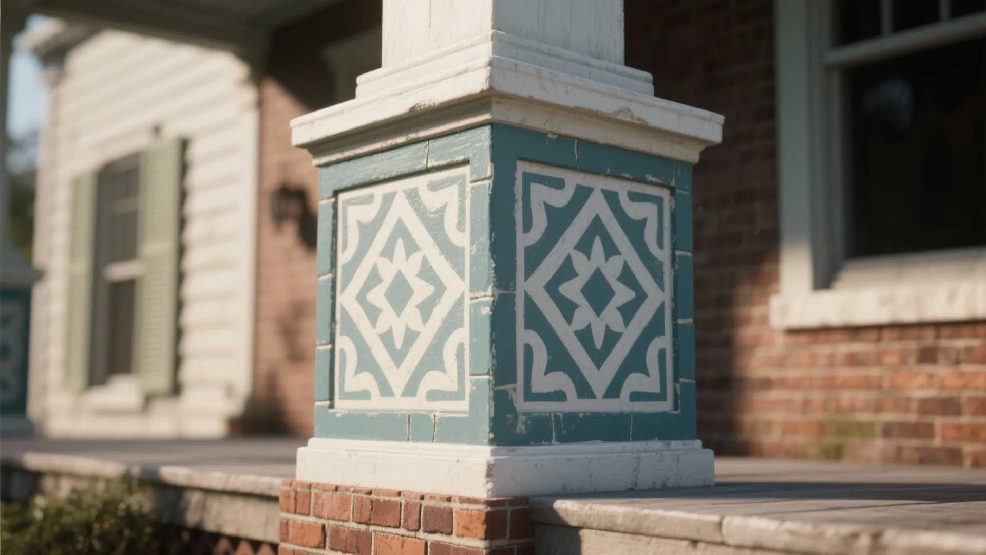 5. Patterned or Stenciled Panels — personality in small doses