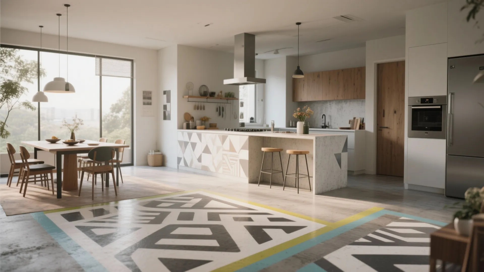 3. Stenciled Patterns for Personality