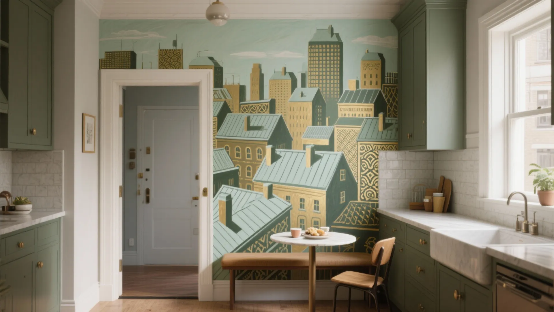 5. Stencils and murals for high personality