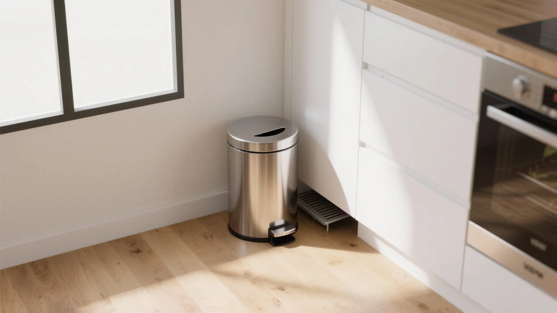 6. Step-Pedal Stainless Bin