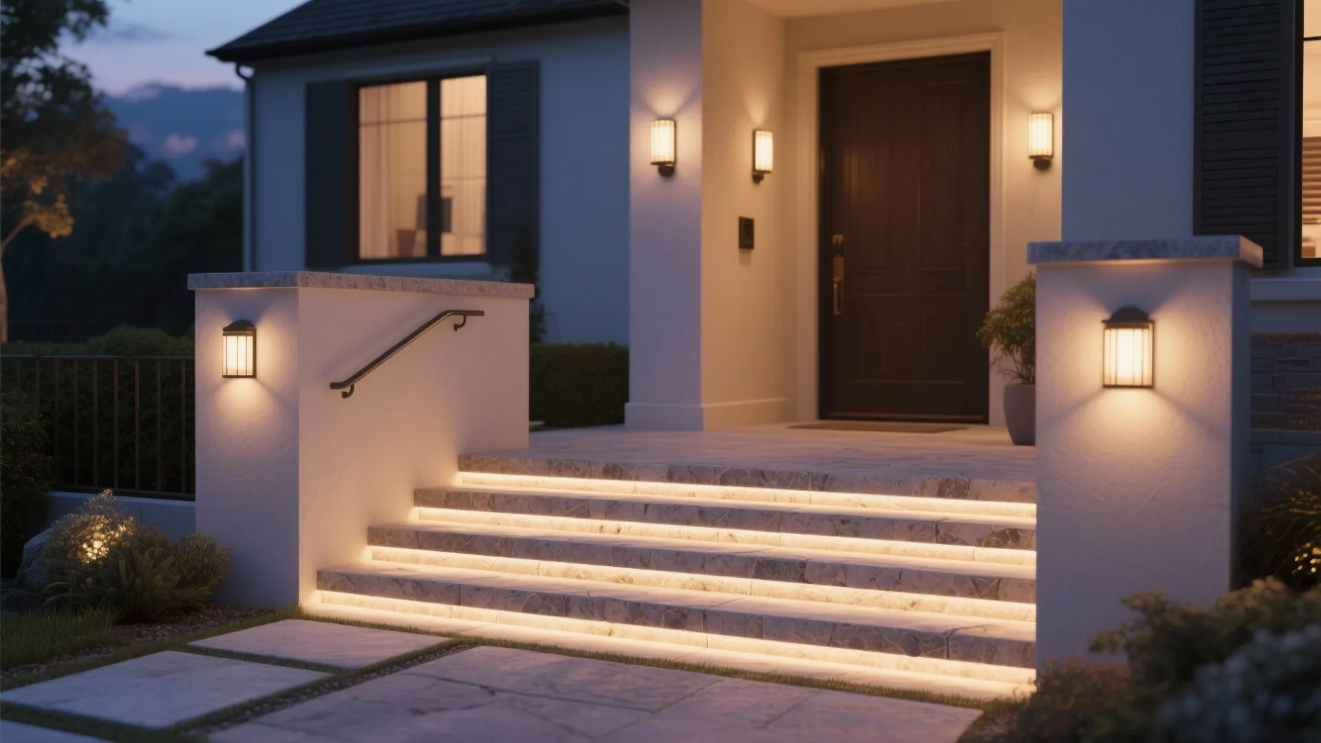 2. Integrated step-and-wall combos