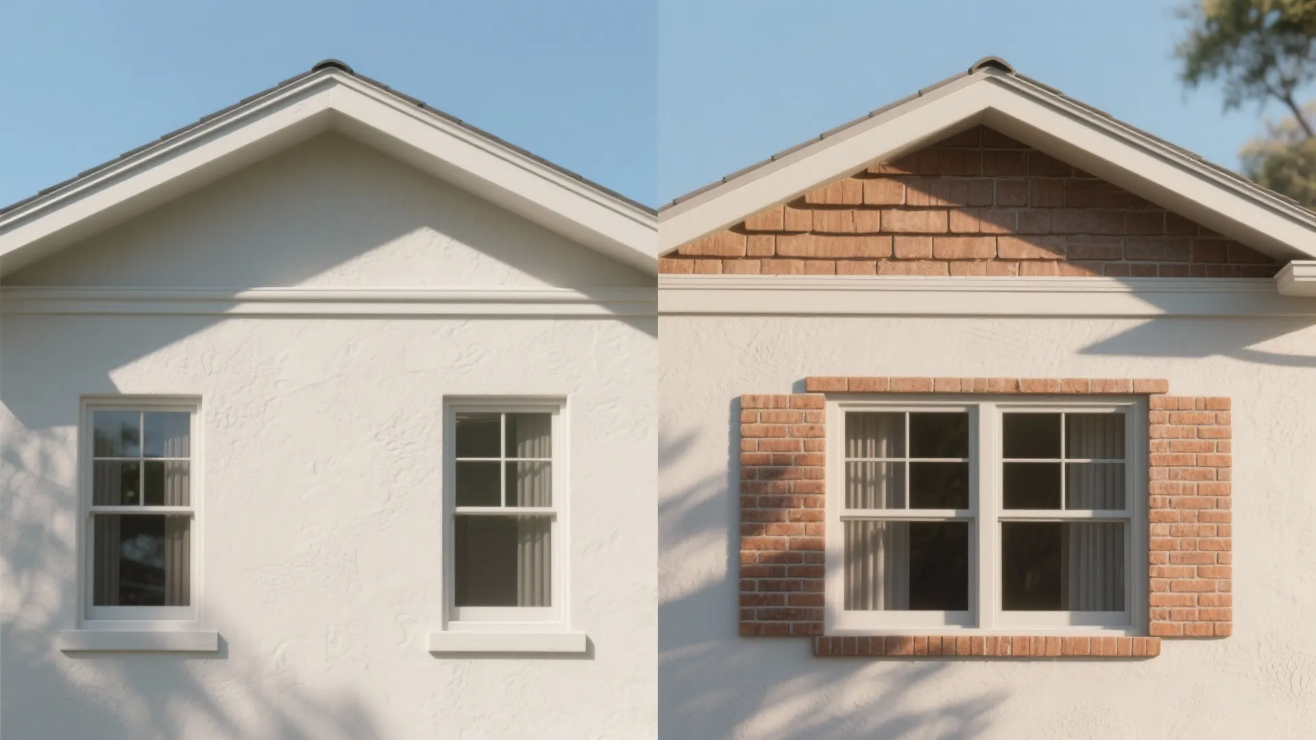 Stepped parapet silhouette for character