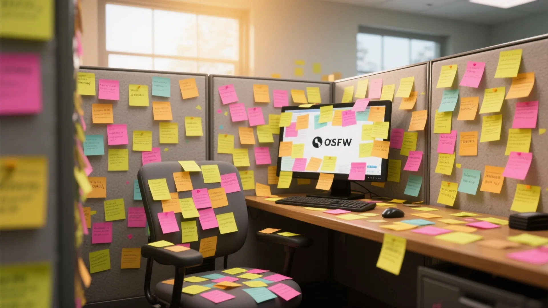 1. The Sticky Note Takeover